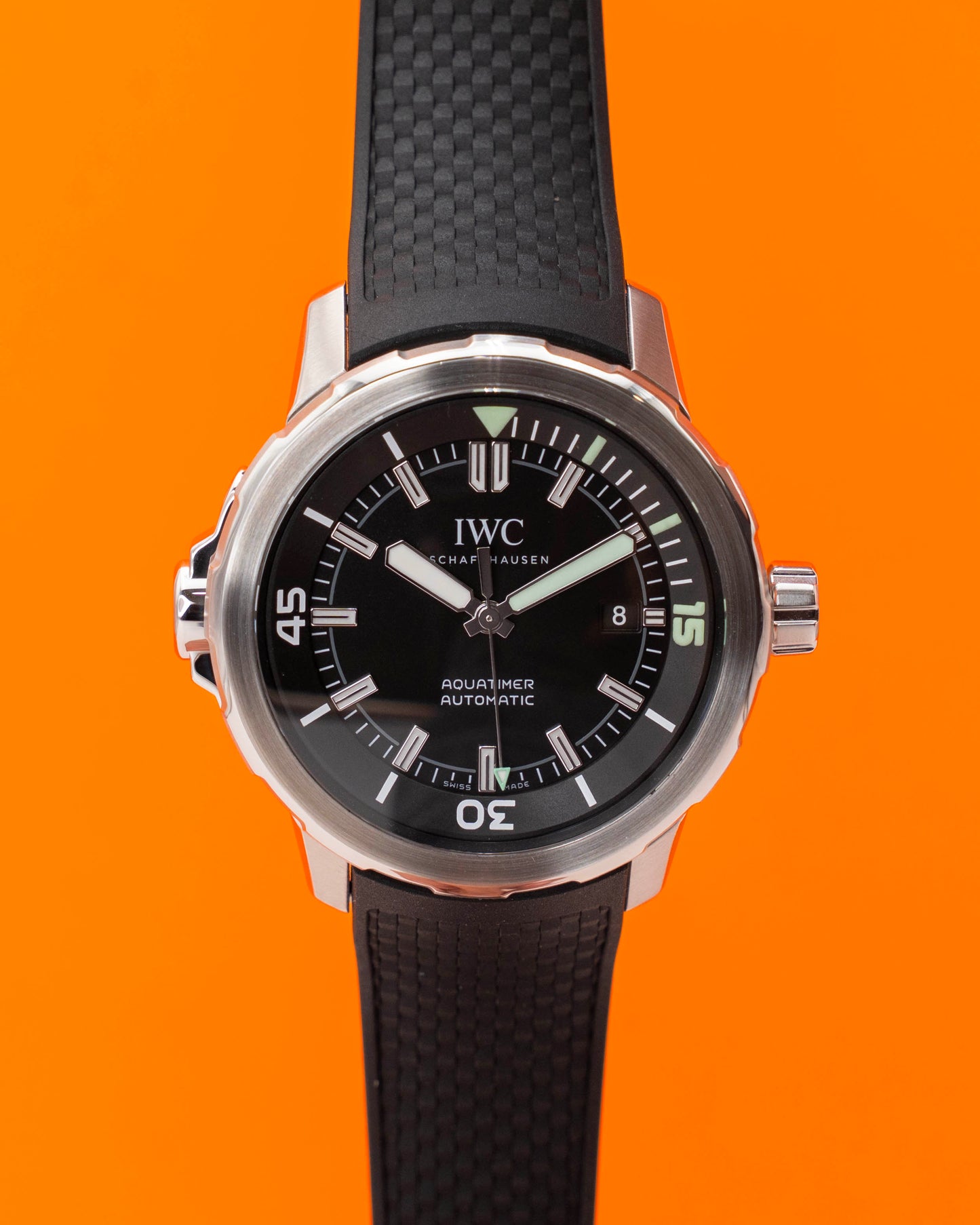 IWC Aquatimer 42mm IW3290-01 Diver on Rubber 2015