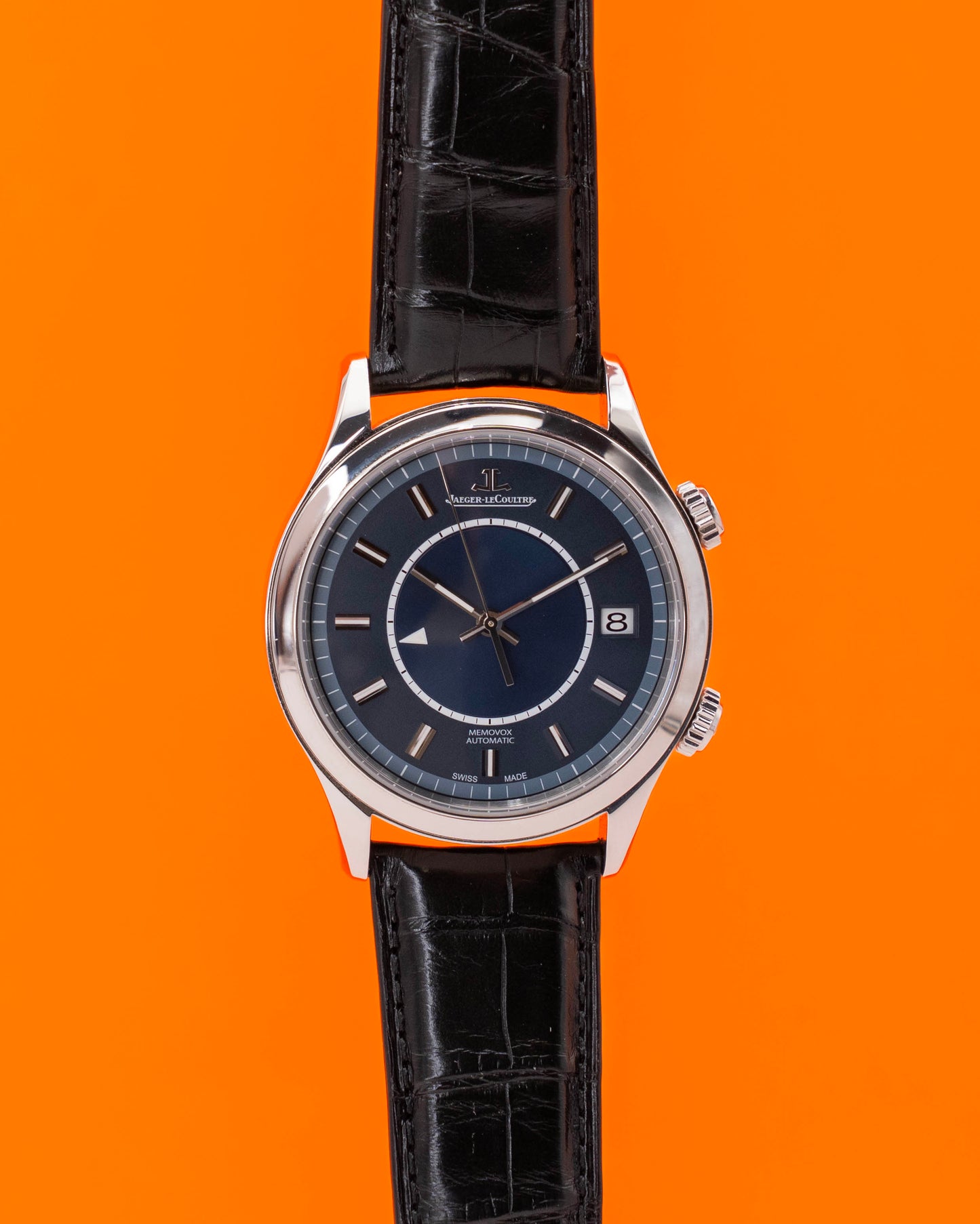 Jaeger LeCoultre Master Memovox 40mm Q141848J Blue Alarm Ltd 500