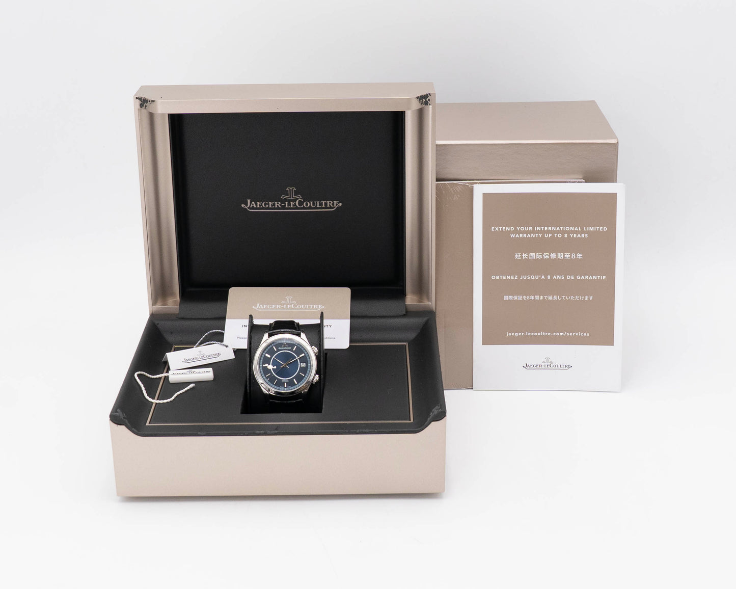 Jaeger LeCoultre Master Memovox 40mm Q141848J Blue Alarm Ltd 500