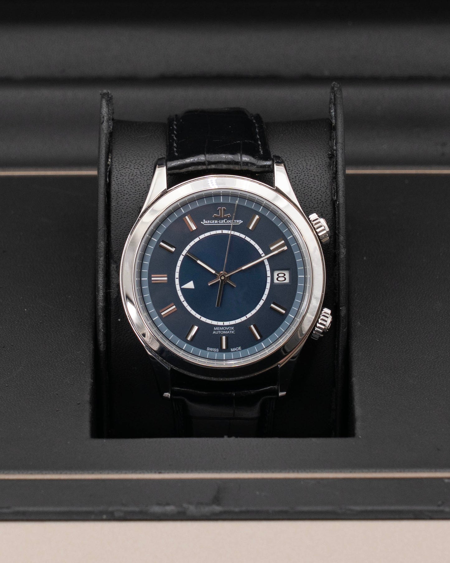 Jaeger LeCoultre Master Memovox 40mm Q141848J Blue Alarm Ltd 500