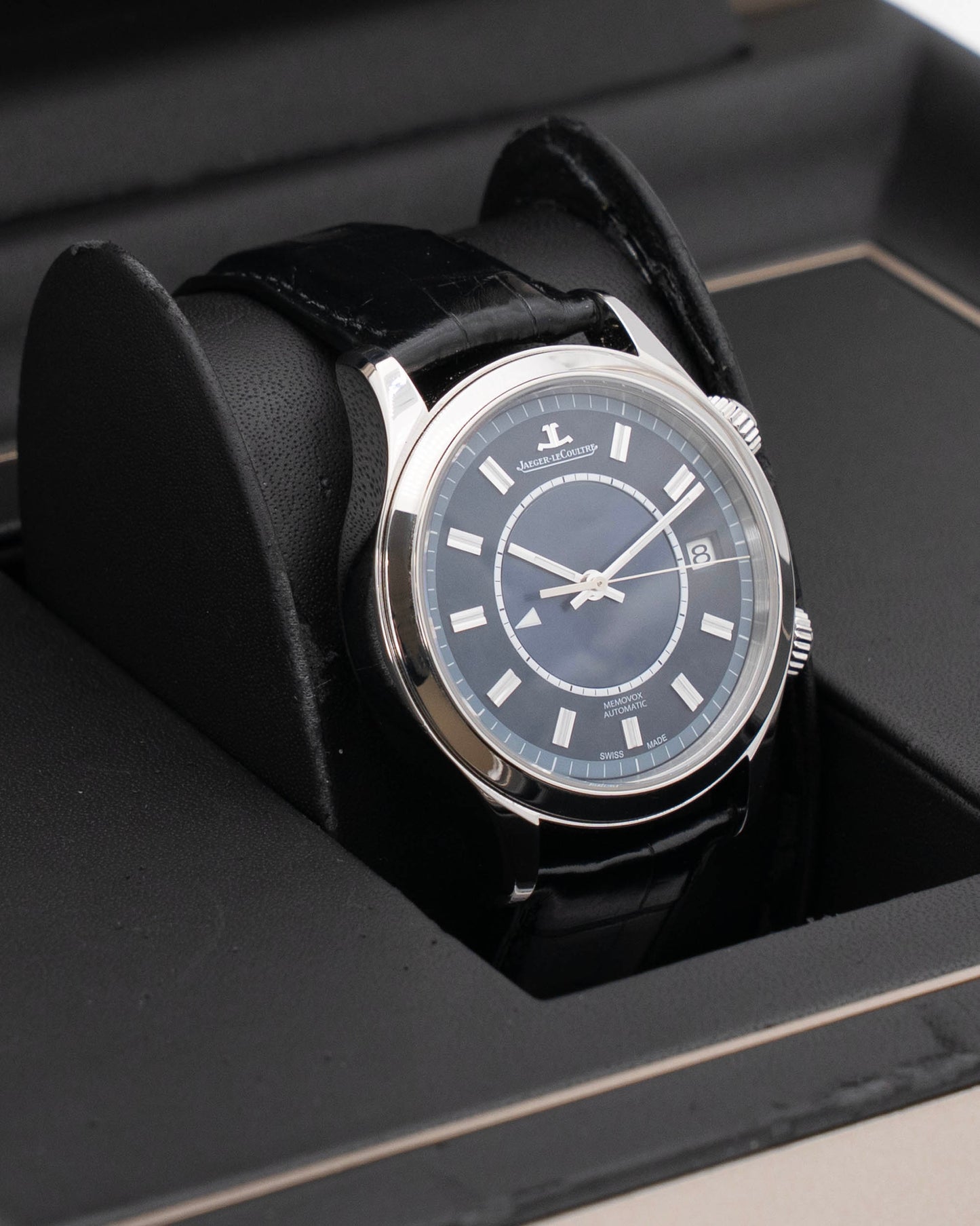 Jaeger LeCoultre Master Memovox 40mm Q141848J Blue Alarm Ltd 500