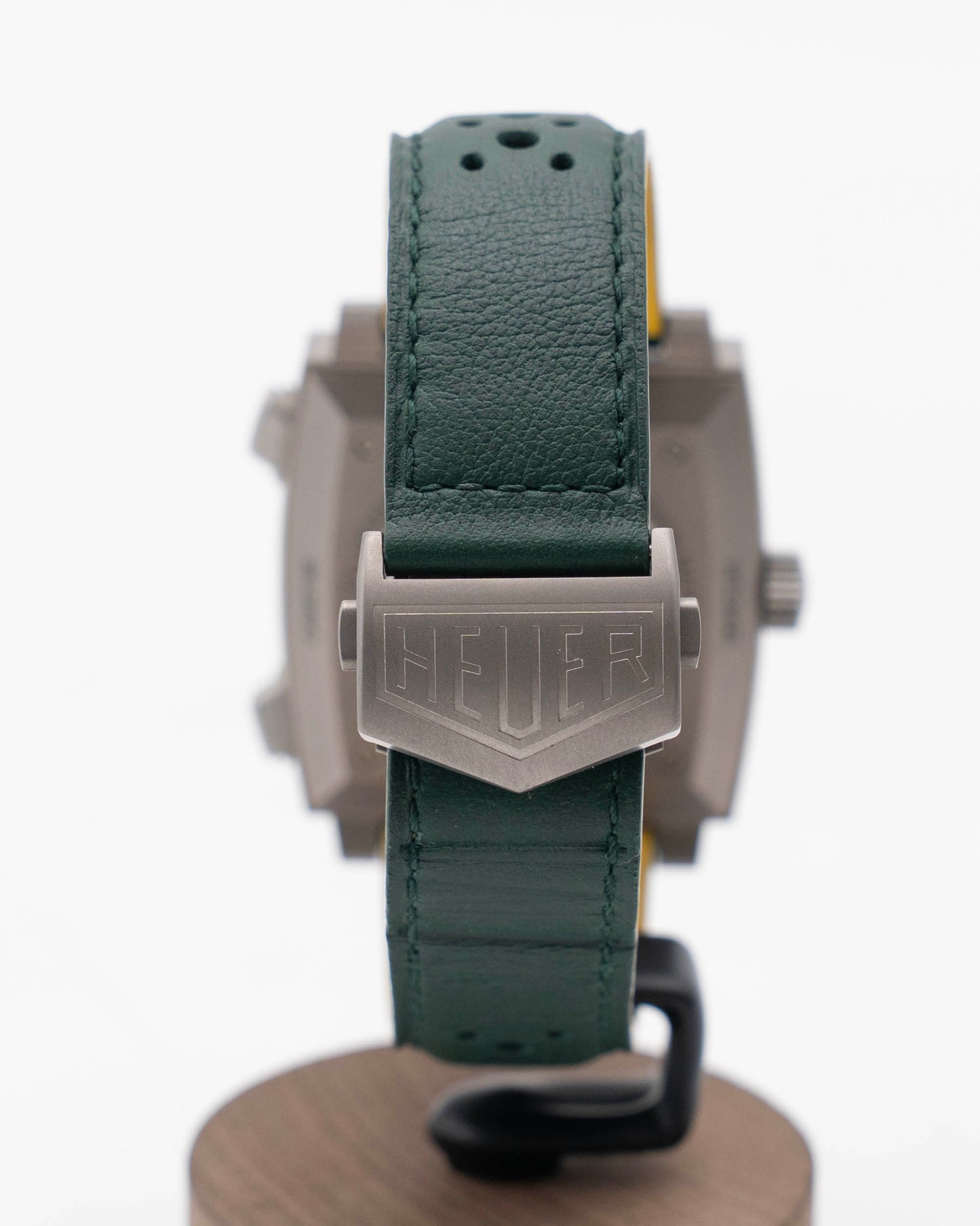 Tag Heuer Monaco 39mm CAW218E Chronograph Titanium Racing Green Limited to 100