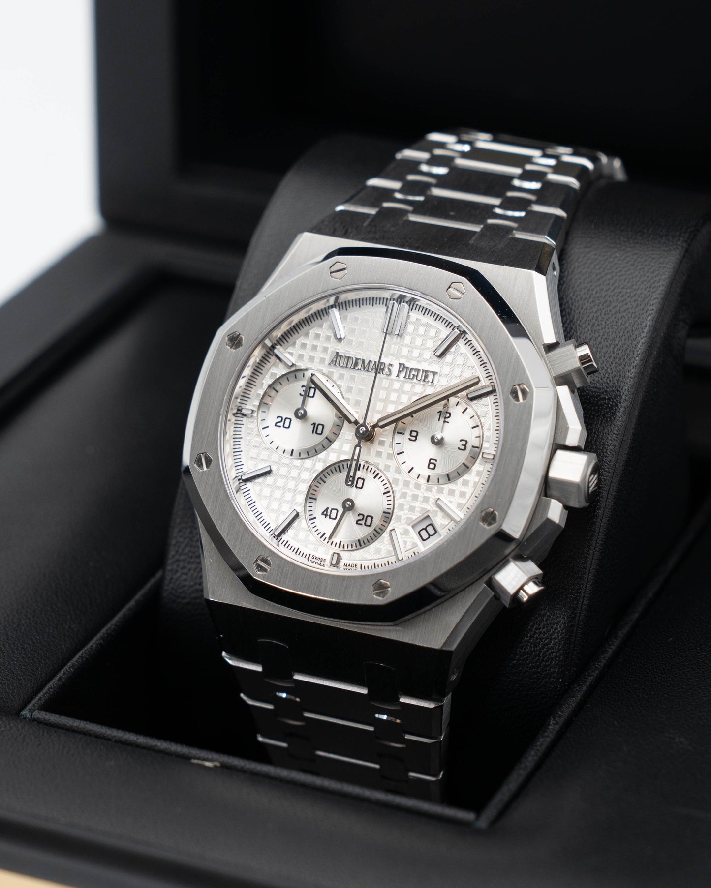 Audemars Piguet Chronograph 41mm 26240ST White Dial 50th Anniversary