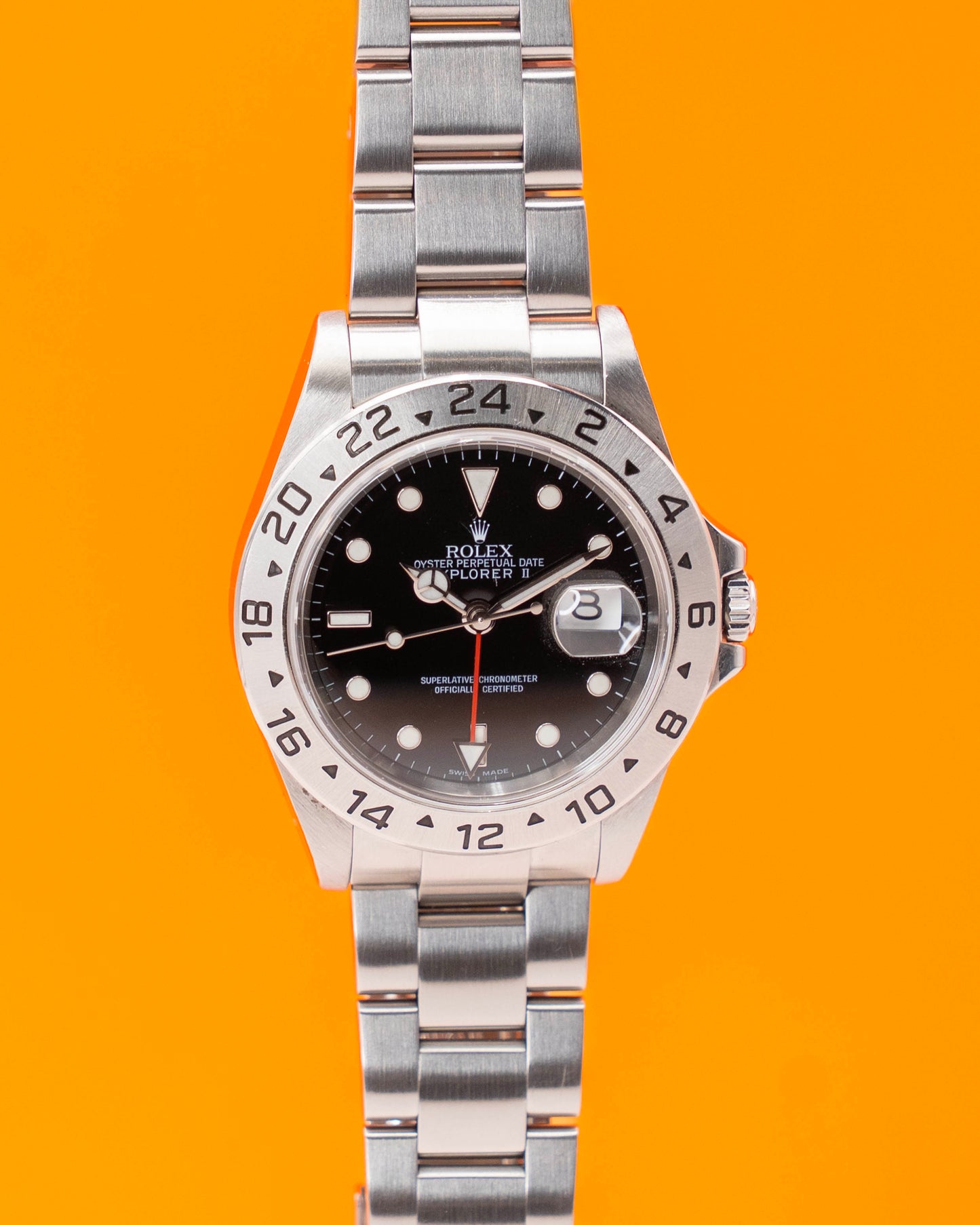 Rolex Explorer 40mm 16570 Black Dial 2007 (16570 bk)