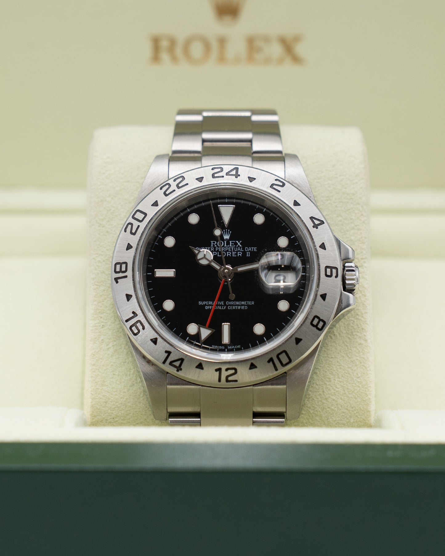 Rolex Explorer 40mm 16570 Black Dial 2007 (16570 bk)