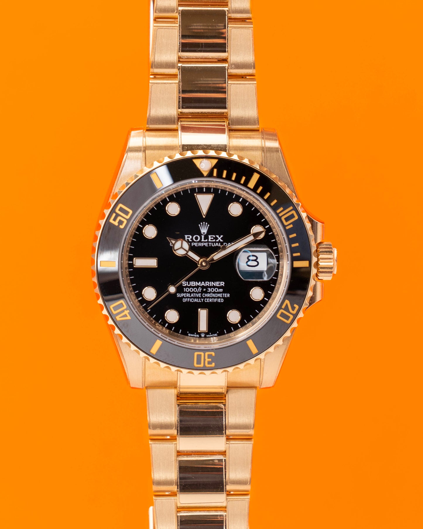 Rolex Submariner Date 41mm 126618LN Yellow Gold Black Ceramic 2024
