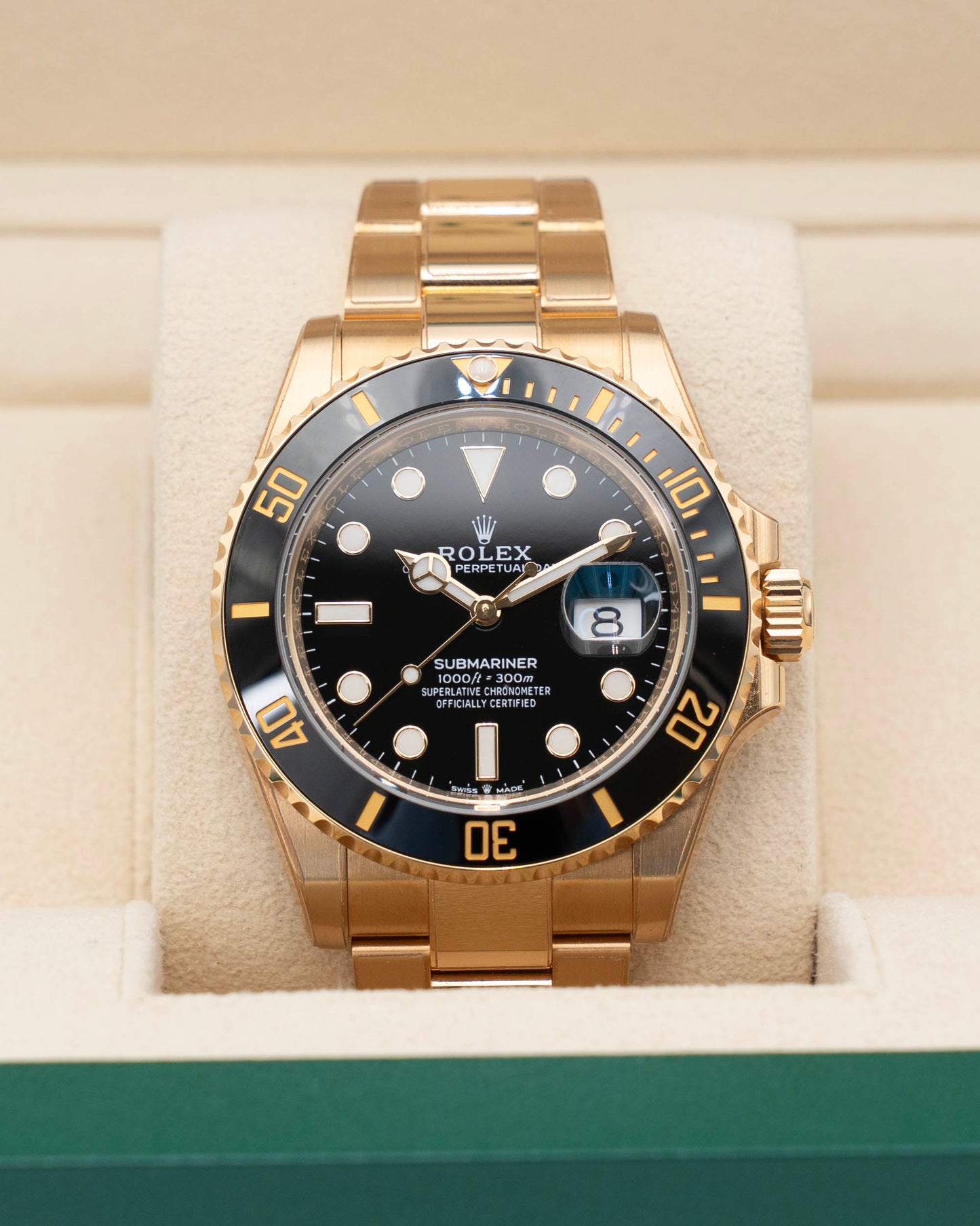 Rolex Submariner Date 41mm 126618LN Yellow Gold Black Ceramic 2024