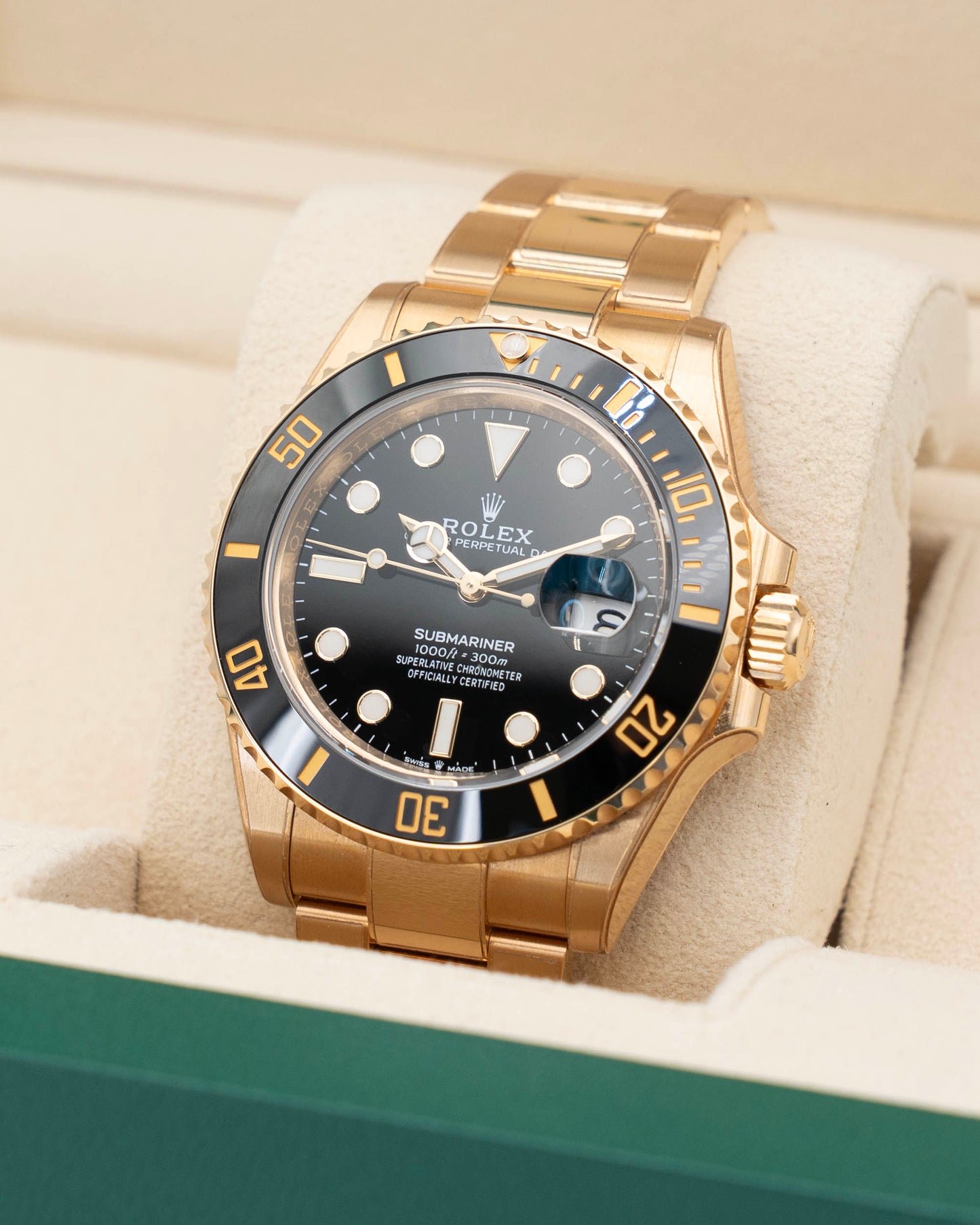 Rolex Submariner Date 41mm 126618LN Yellow Gold Black Ceramic 2024