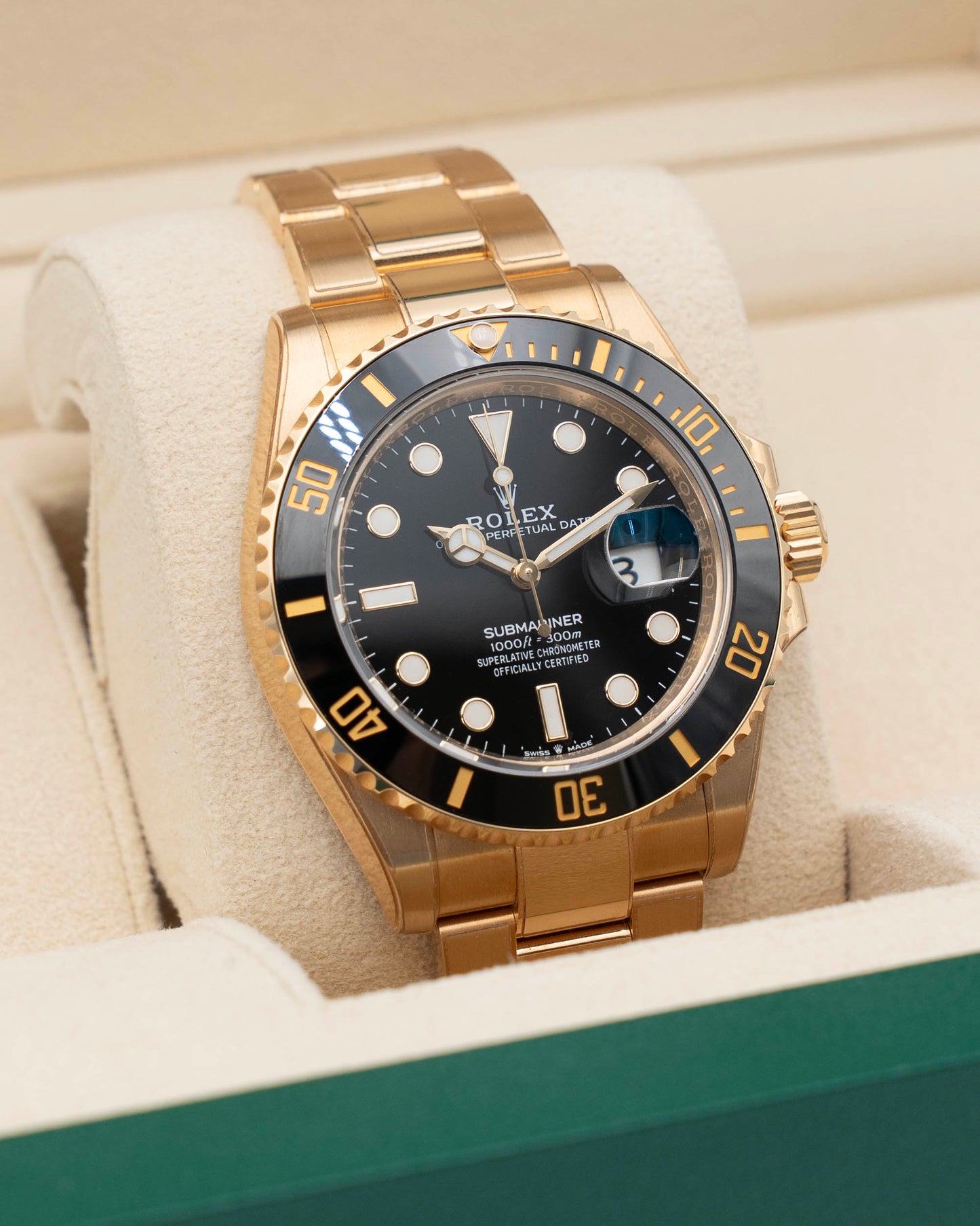 Rolex Submariner Date 41mm 126618LN Yellow Gold Black Ceramic 2024