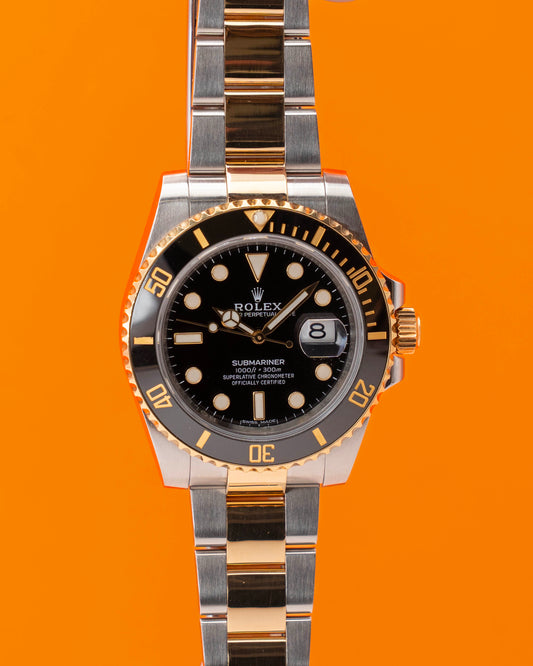 Rolex Submariner Date 40mm 116613LN Two Tone Yellow Gold Black Ceramic 2017