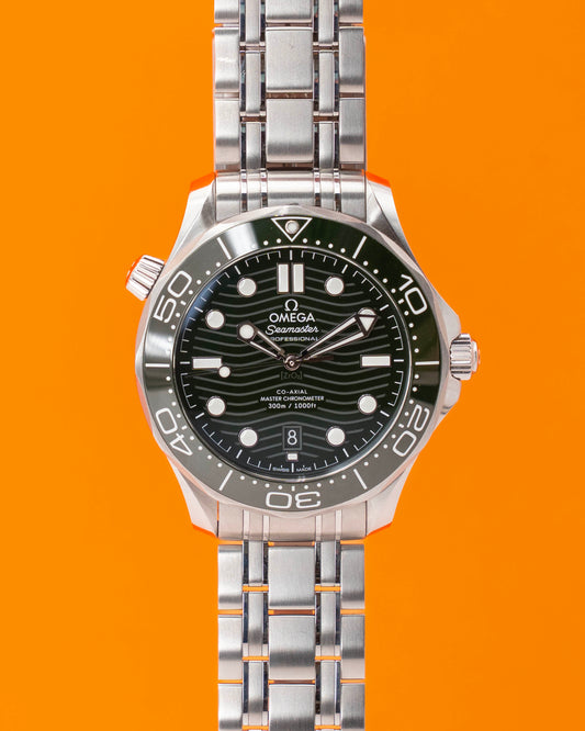 Omega Seamaster Diver 300M 42mm 210.30.42.20.10.001 Green On Bracelet 2022