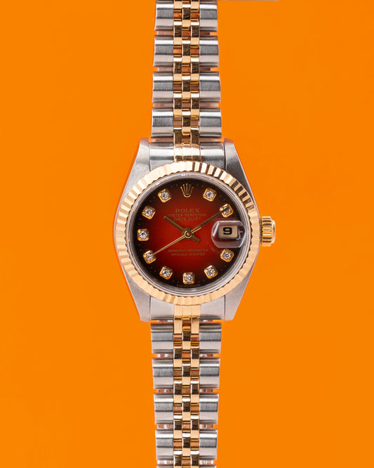 Rolex Datejust 26mm 69173 Red Diamond Dial 1997