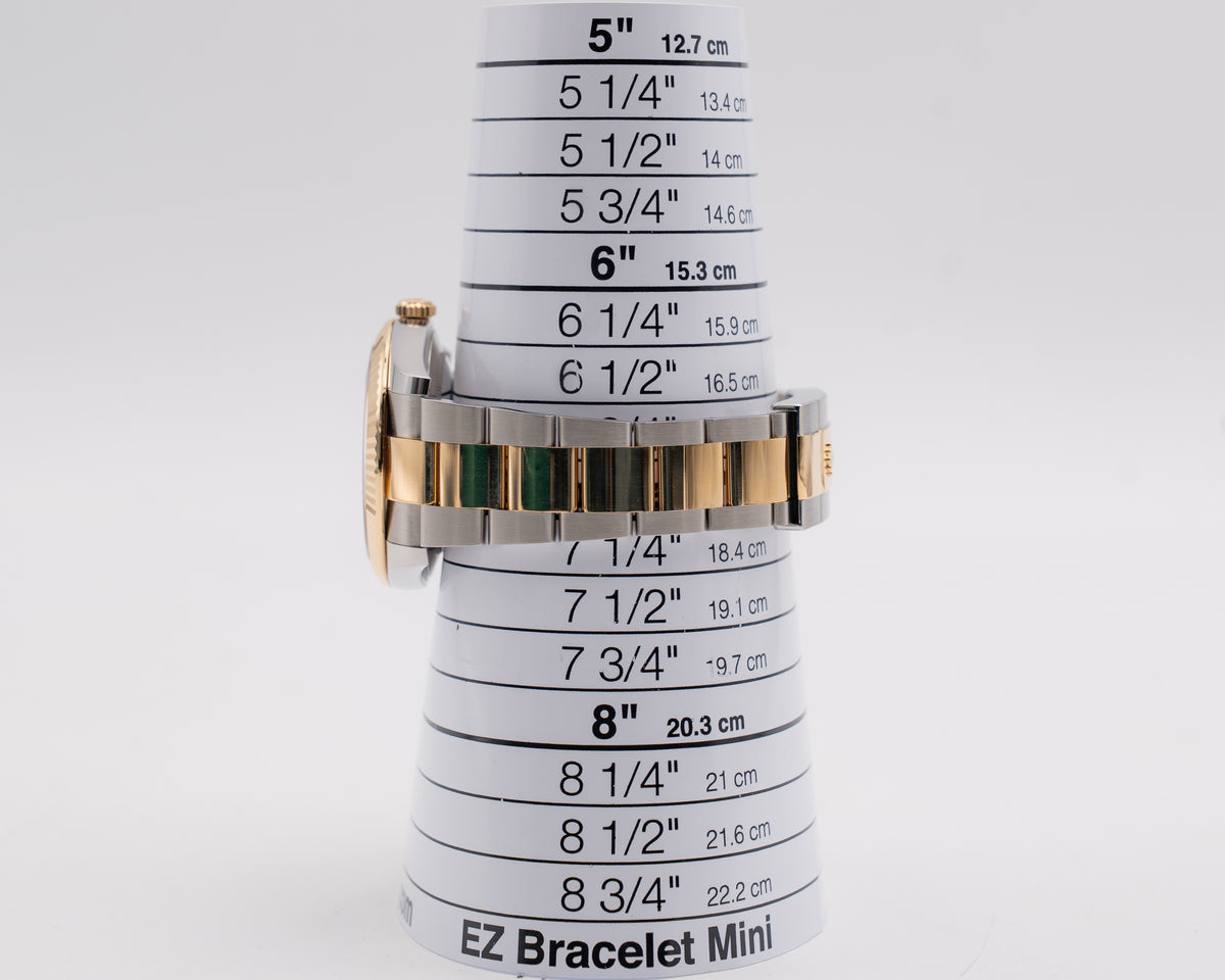 Rolex Datejust 126333 41mm Olive Green Roman Dial Fluted Oyster Bracelet Steel and Yellow Gold 2026