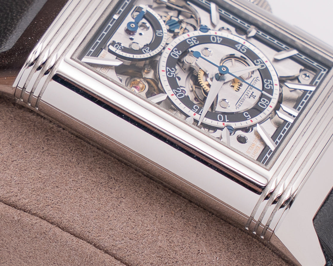 Jaeger leCoultre Reverso Tribute Q389848J chronograph Skeleton 2023