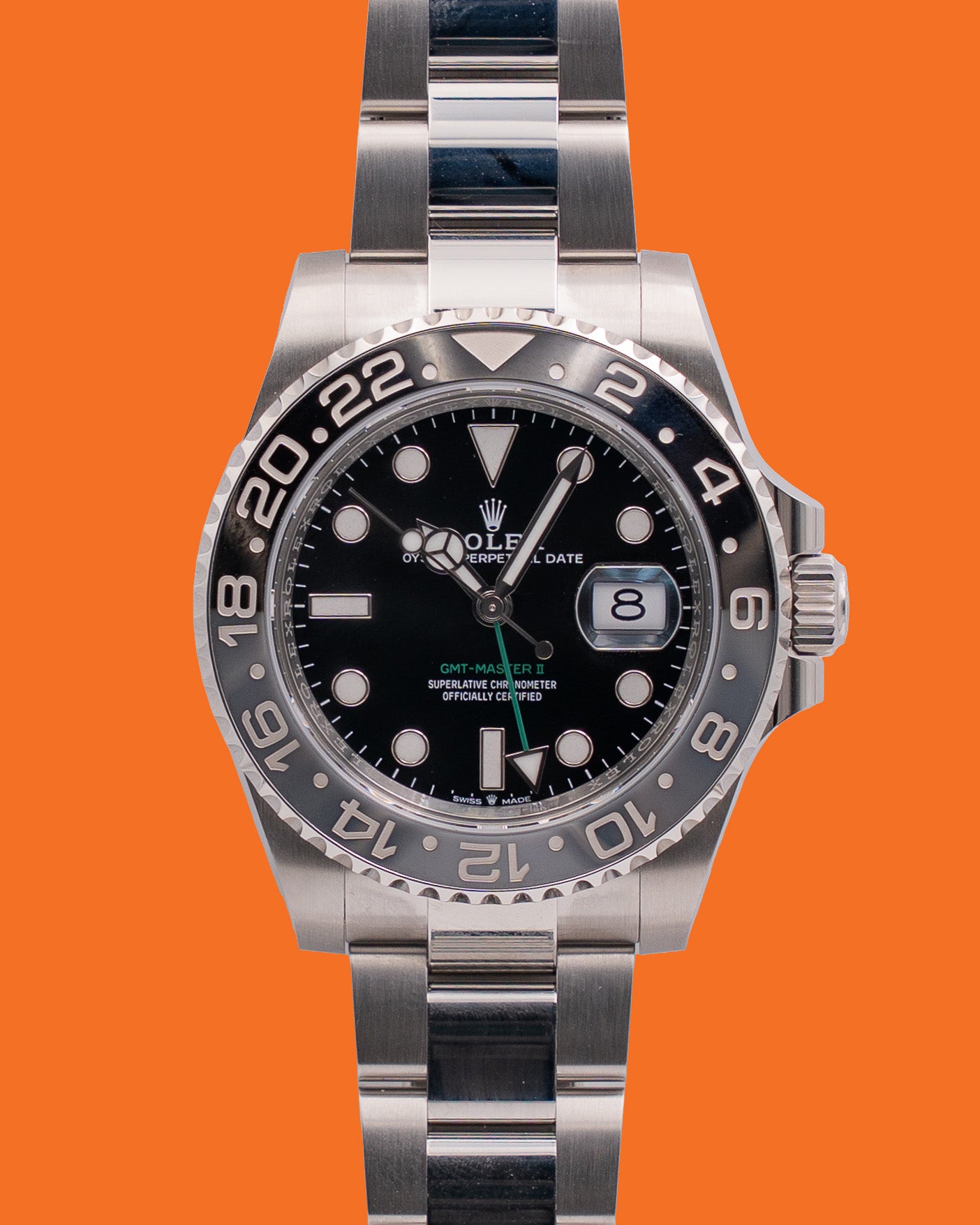 UNWORN STICKERED Rolex GMT-Master II 40mm 126710GRNR Bruce Wayne 2026