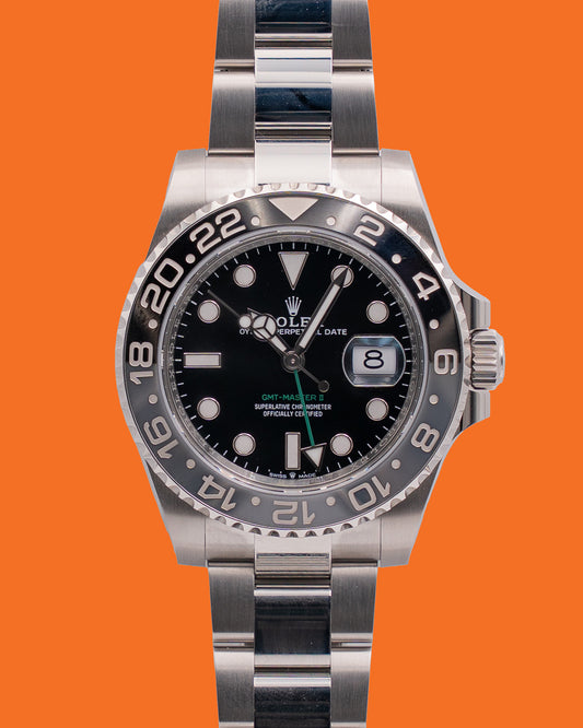 UNWORN STICKERED Rolex GMT-Master II 40mm 126710GRNR Bruce Wayne 2026