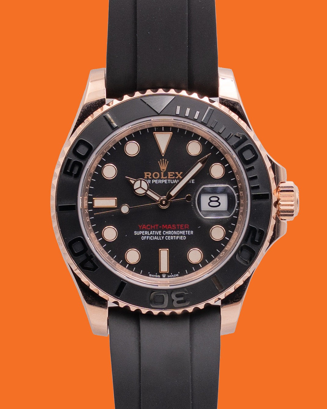Rolex Yacht-Master 40mm 126655 Rose Gold OysterFlex 2022