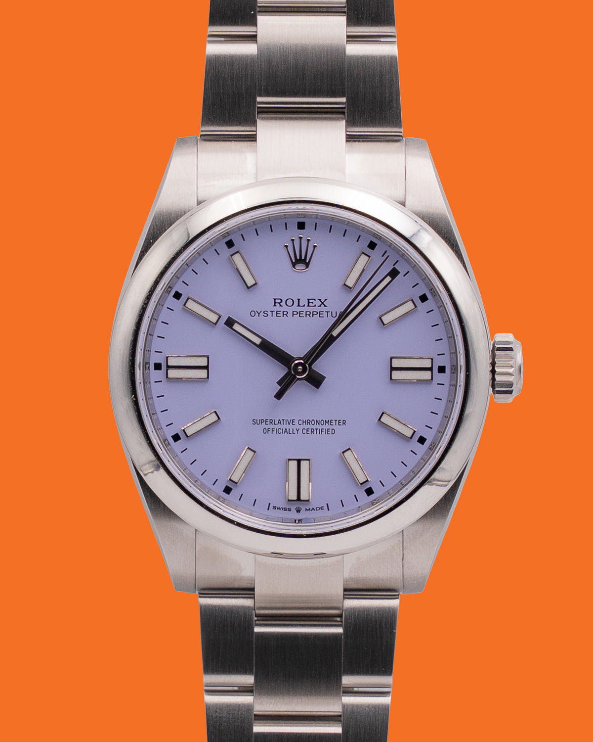 UNWORN WOOD CARD Rolex Oyster Perpetual 41mm 134300 Lavender 2026