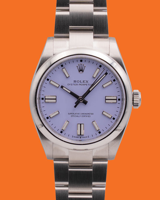 UNWORN WOOD CARD Rolex Oyster Perpetual 41mm 134300 Lavender 2026
