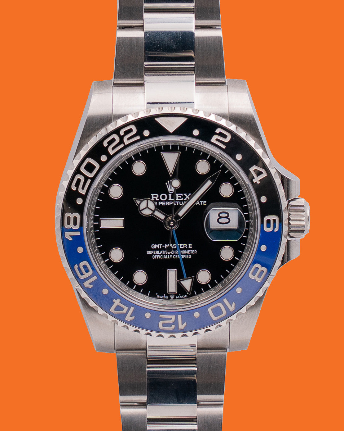 WOODCARD UNWORN Rolex GMT-Master II  "Batman" On Oyster  2026