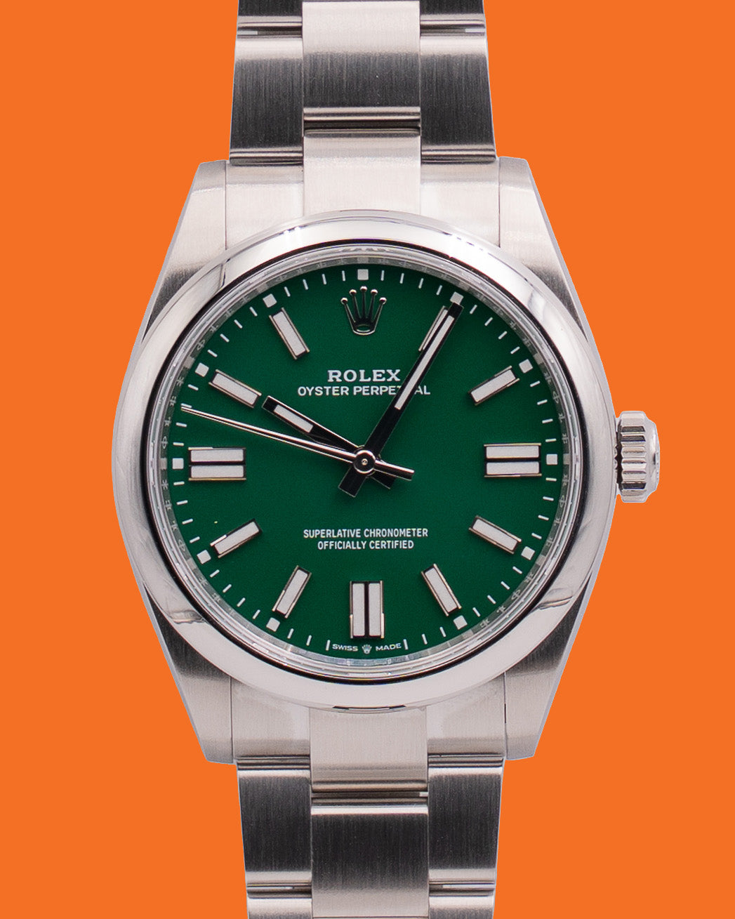 Rolex Oyster Perpetual 41mm 134300 Green Dial 2025