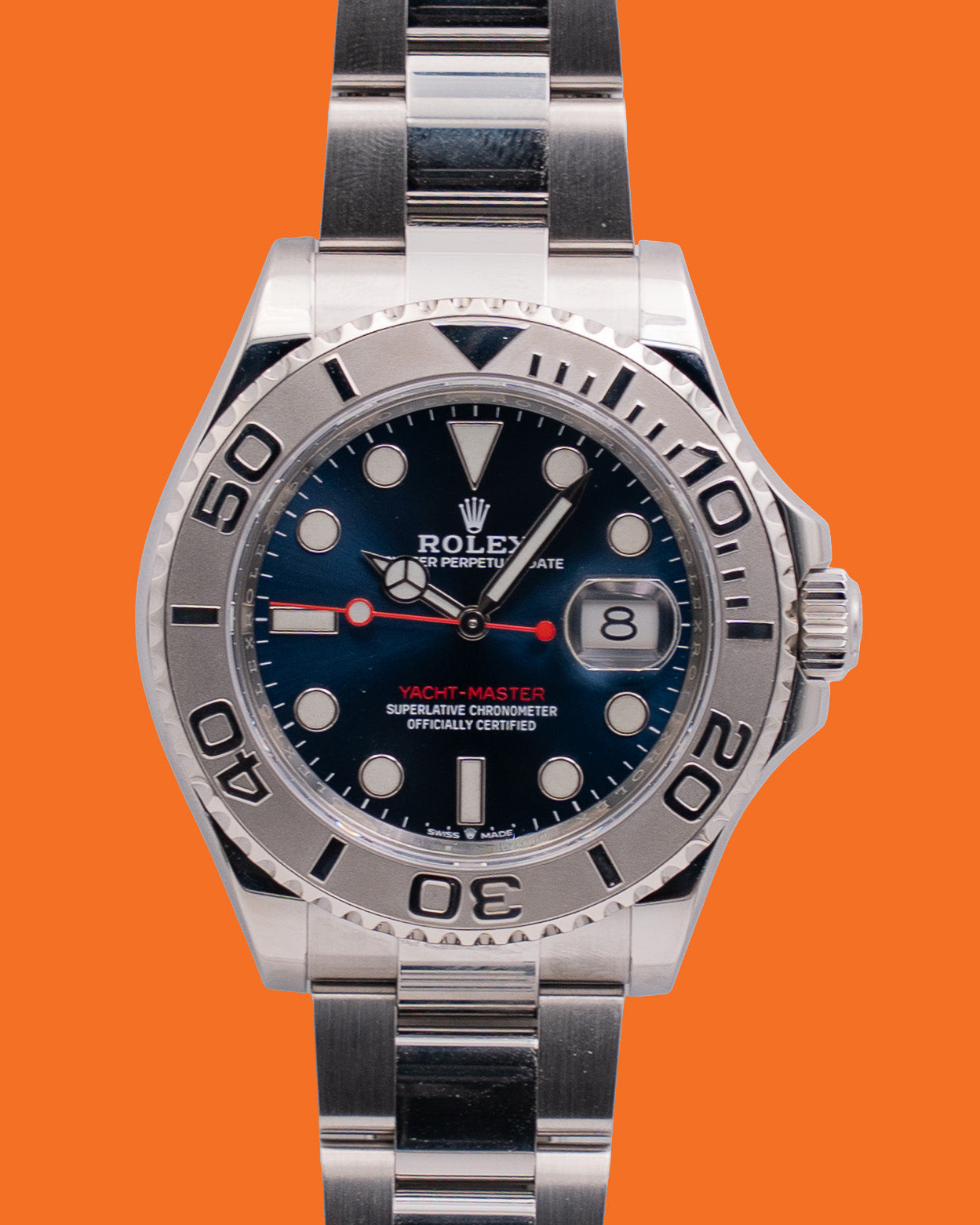 Rolex Yacht-Master 40mm 126622 Steel and Platinum Blue Dial 2025