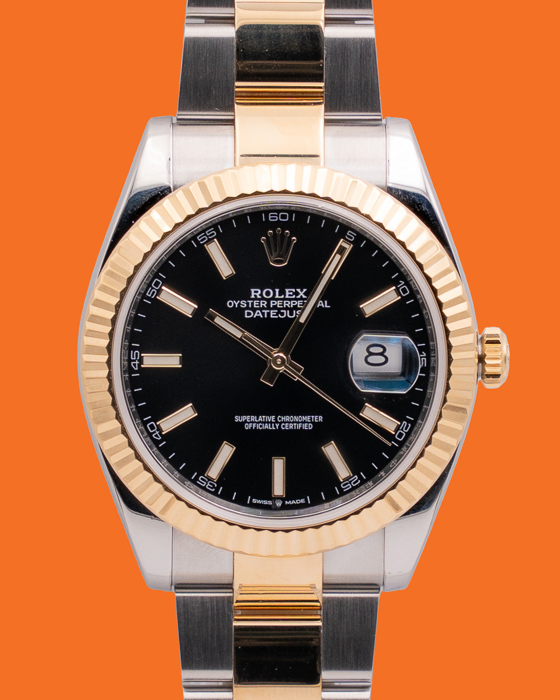 Rolex Datejust 41mm 126333  Fluted Black Dial On Oyster 2022