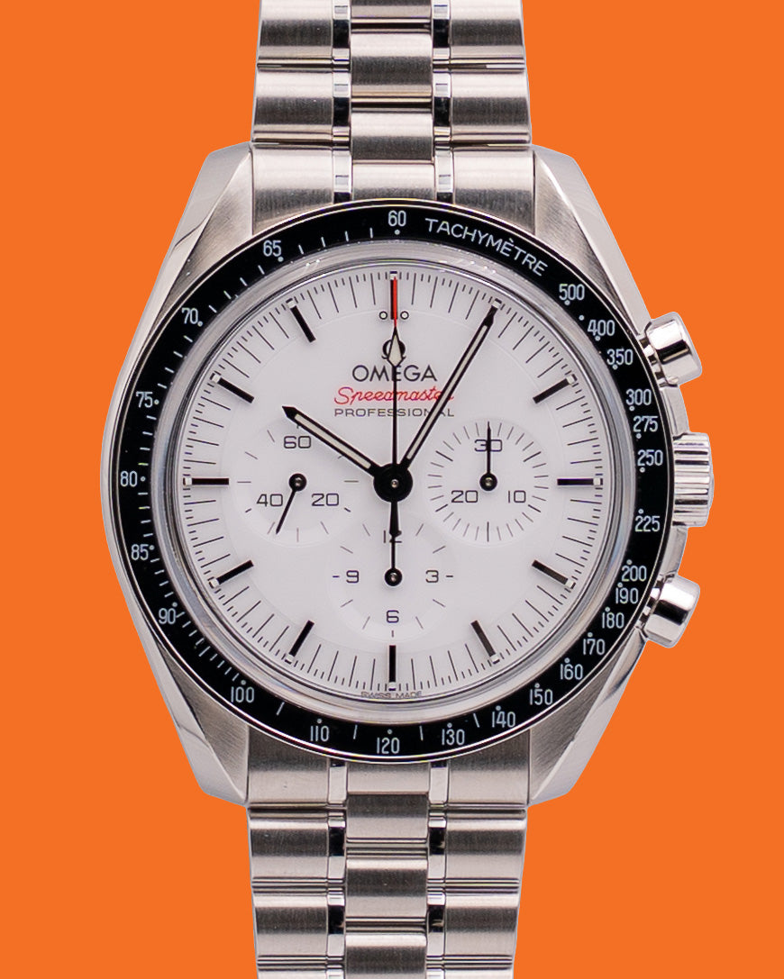 Omega Speedmaster 42mm 310.30.42.50.04.001 White Moon Watch 2026