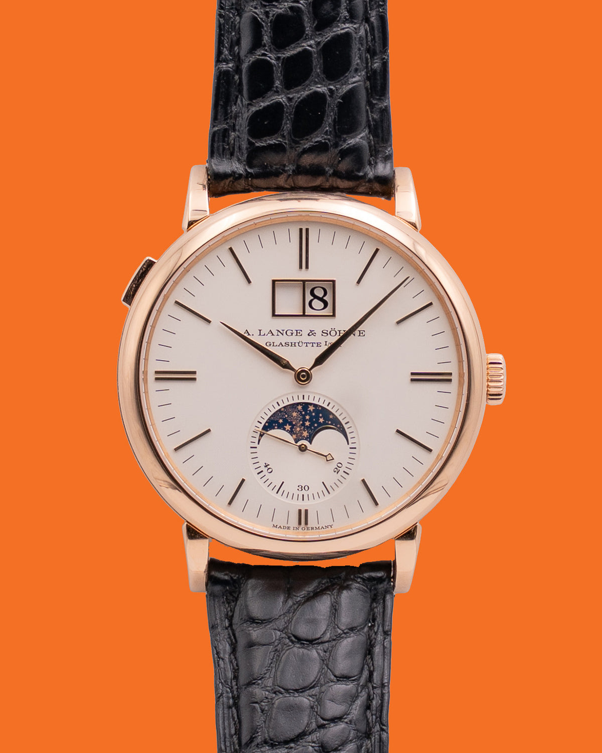 A. Lange & Söhne Saxonia Moonphase 40mm 384.032 Rose Gold 2020