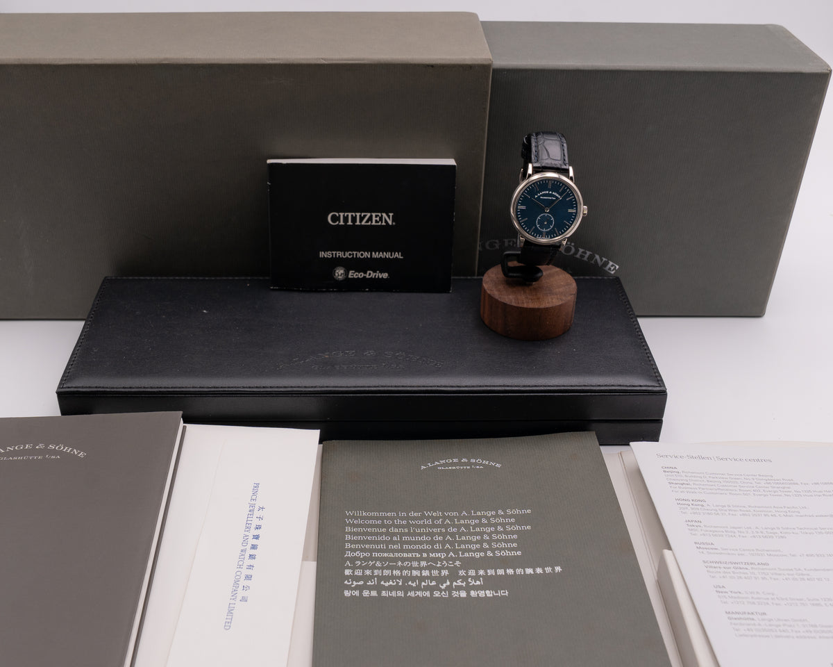 A. Lange & Söhne Saxonia 35mm 219.028 Blue Dial