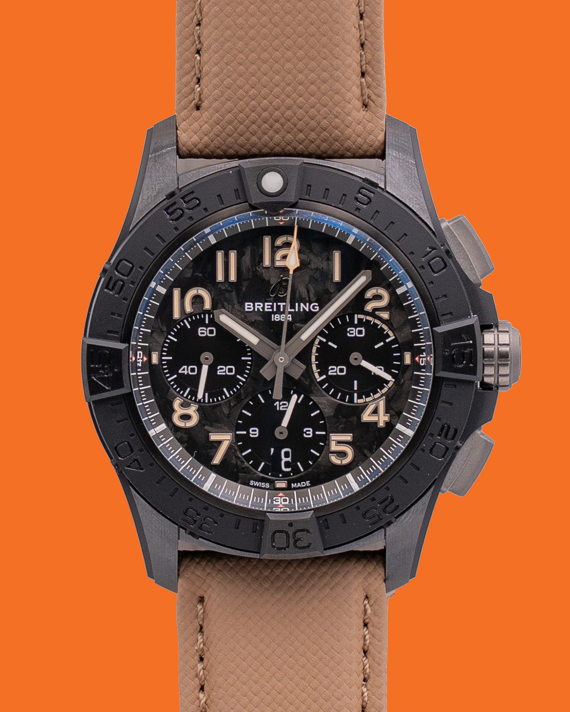 Breitling Avenger 46mm SB0146101B1X1 Chronograph Night Mission Nato Strap
