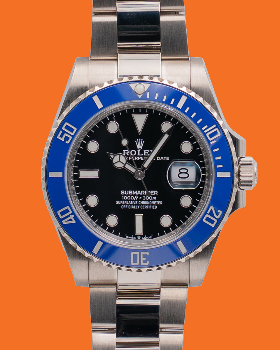 Rolex White Gold Submariner 41mm 126619LB Cookie Monster