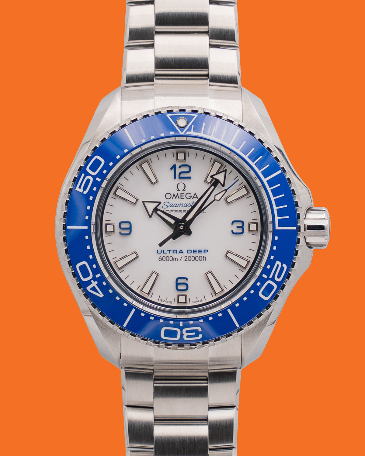 Omega Planet Ocean 6000m 45.5mm Blue and White 2023