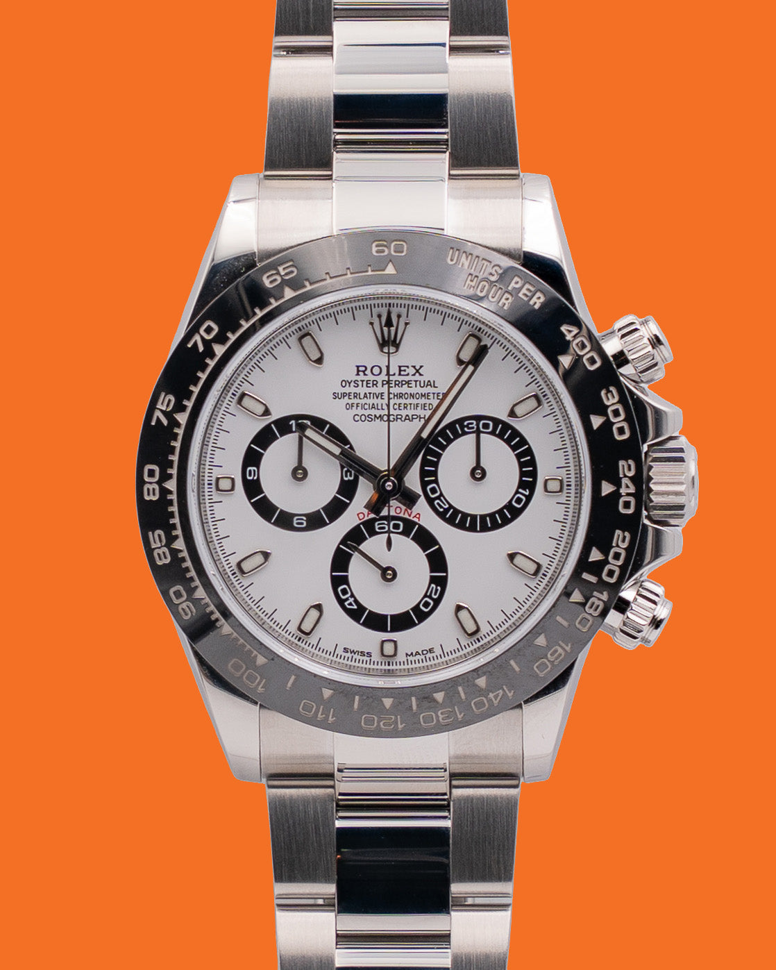 Rolex Daytona 40mm 116500LN Panda White Dial 2018