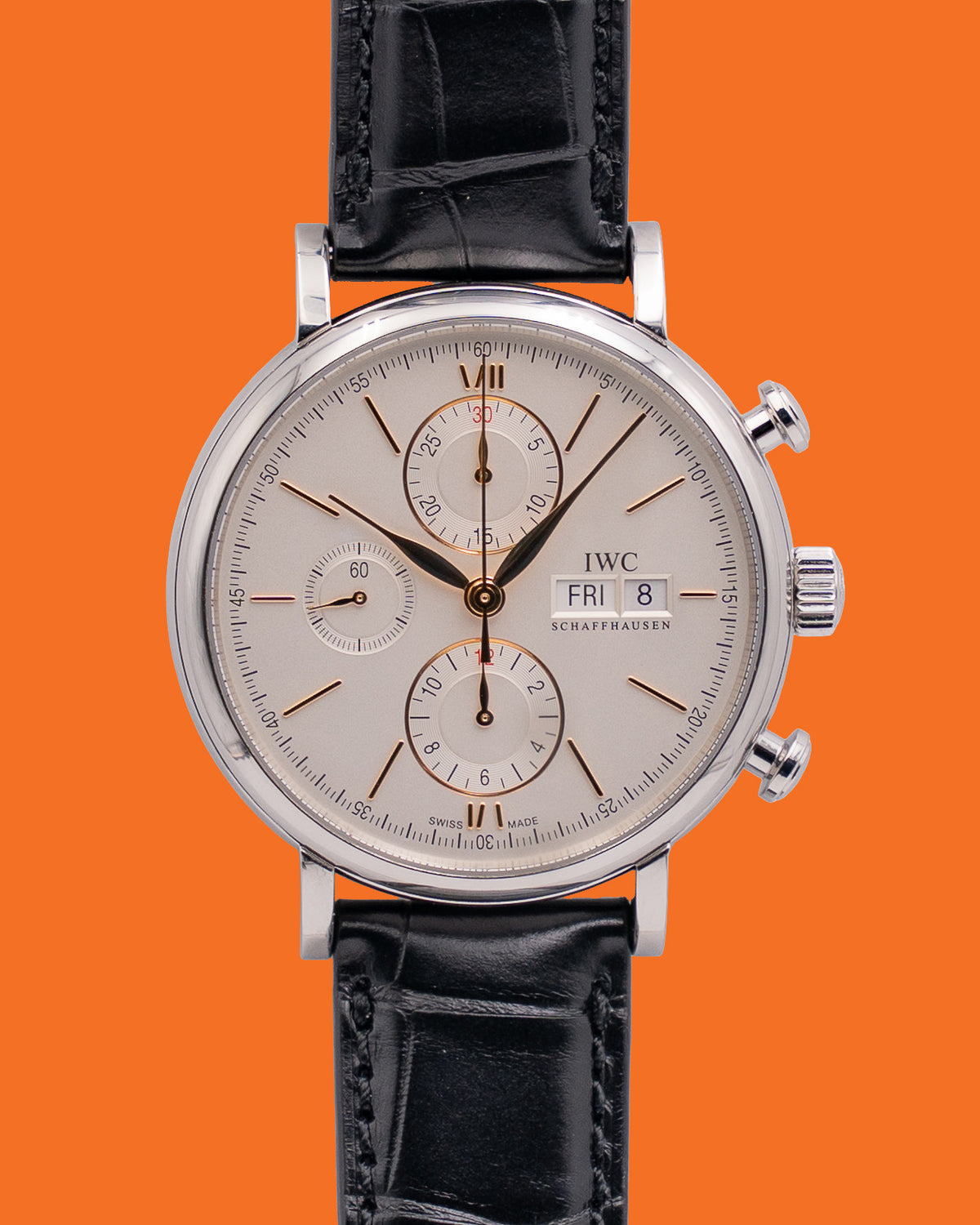 IWC Portofino 42mm IW391031 Silver Chronograph 2025