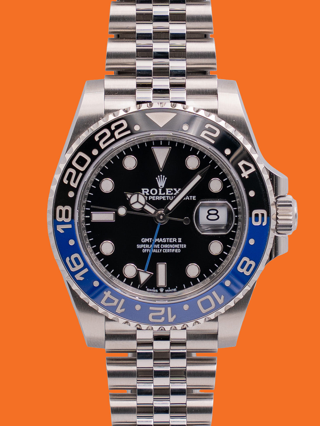Wood Card Rolex GMT-Master II 40mm 126710BLNR On Jubilee "Batgirl" 2026