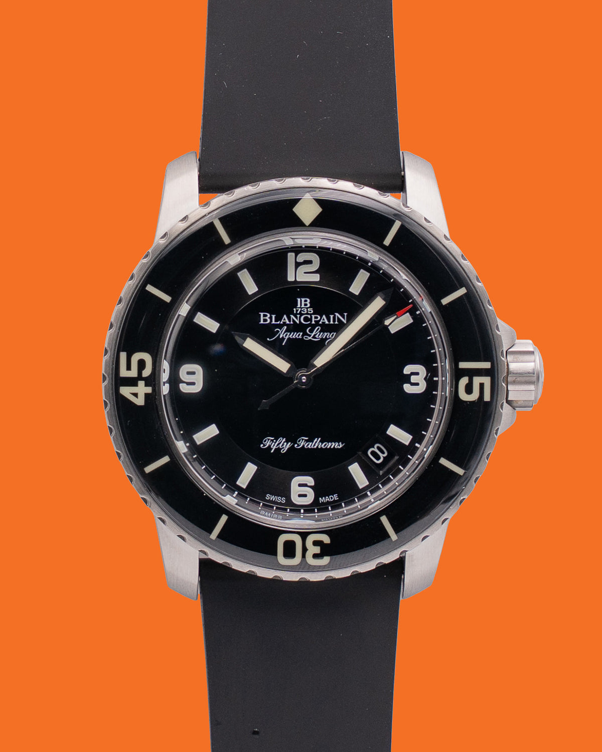 Blancpain Fifty Fathoms 45mm 5015c-1130-52b Black Dial 2015
