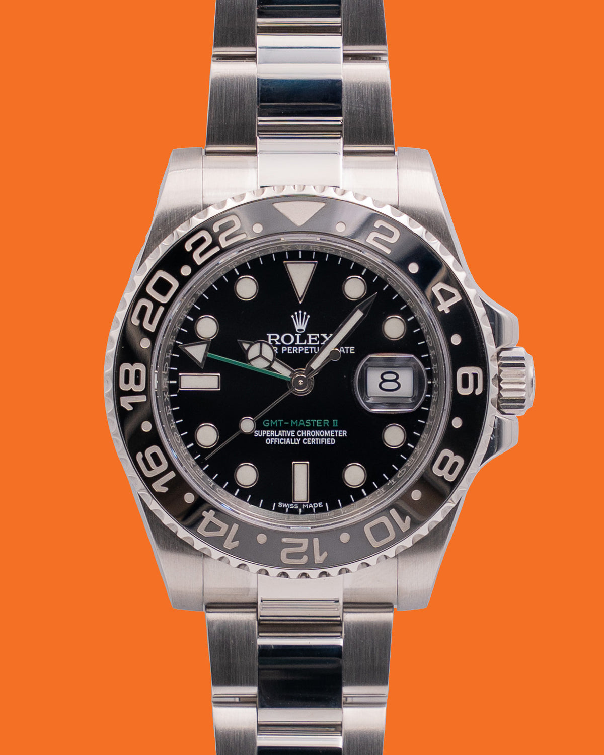 Rolex GMT II 40mm 116710ln Green Arrow
