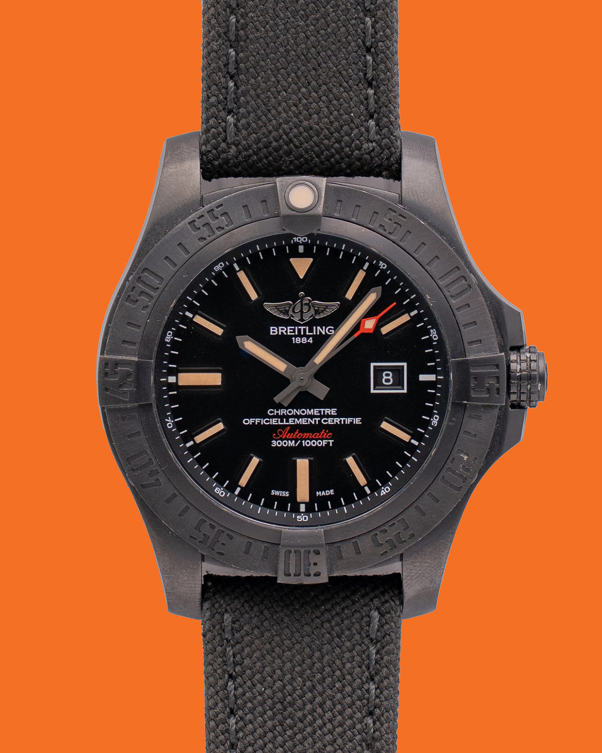 Breitling Avenger Blackbird 48mm v1731010 Black Titanium 2016