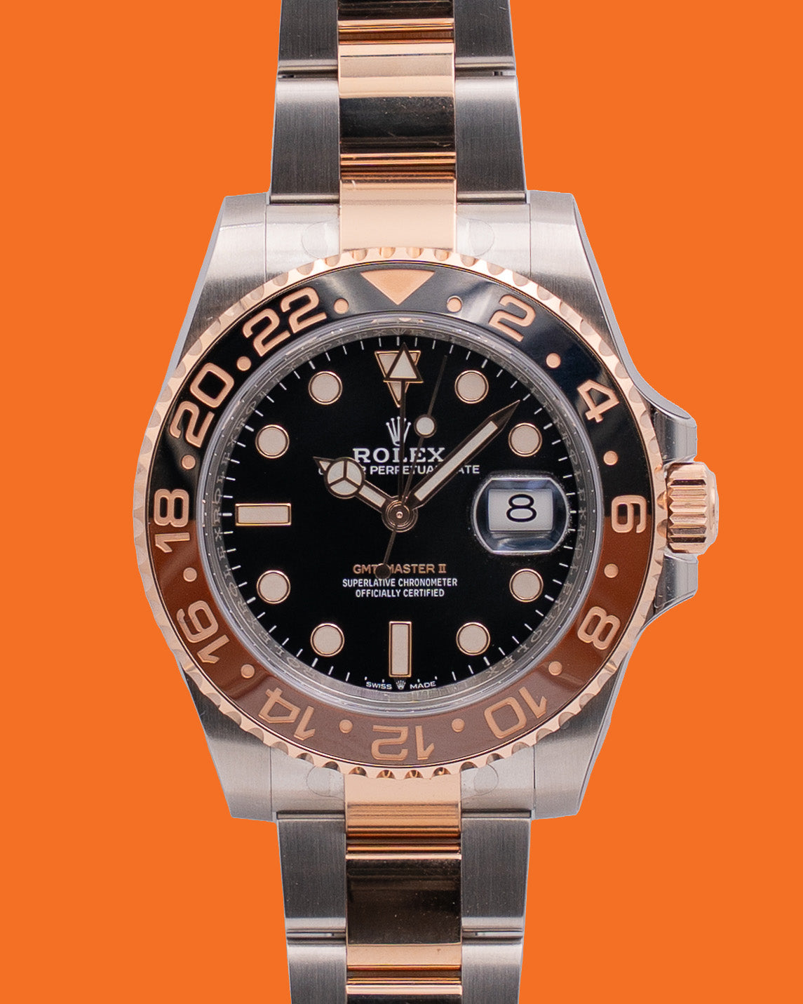 UNPOLISHED STICKERED Rolex GMT-Master II 40mm 126711CHNR Rootbeer 2019