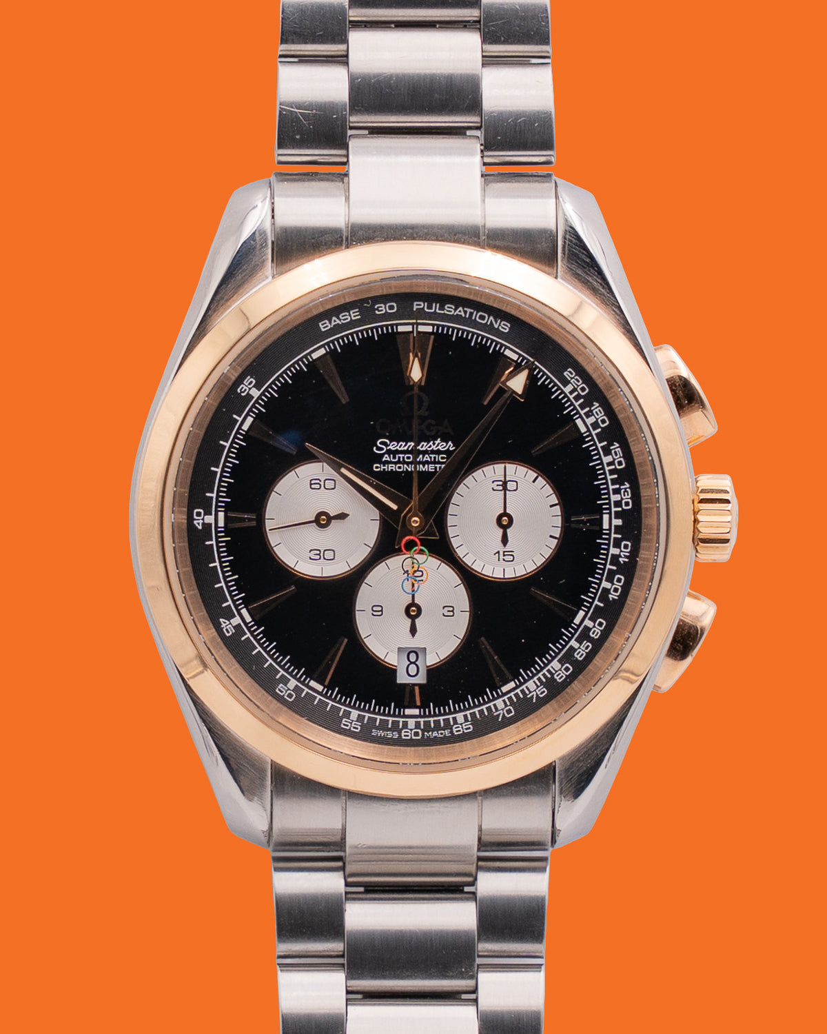 Omega Seamaster Aqua Terra 42mm 221.20.42.40.01.001 Two Tone Beijing Olympics 2008