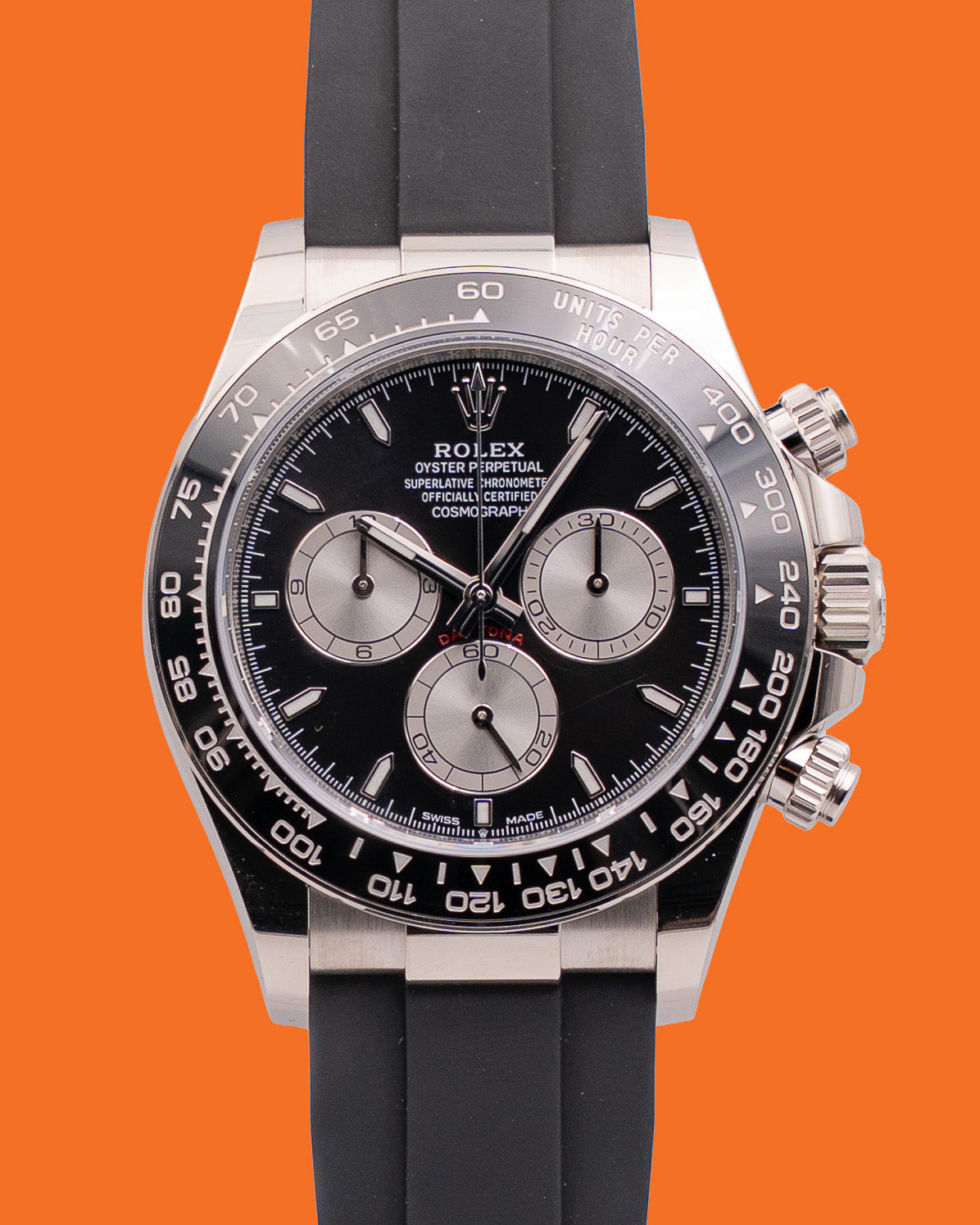 Like New Wood Card Rolex Daytona 40mm 126519LN White Gold Chronograph 2026