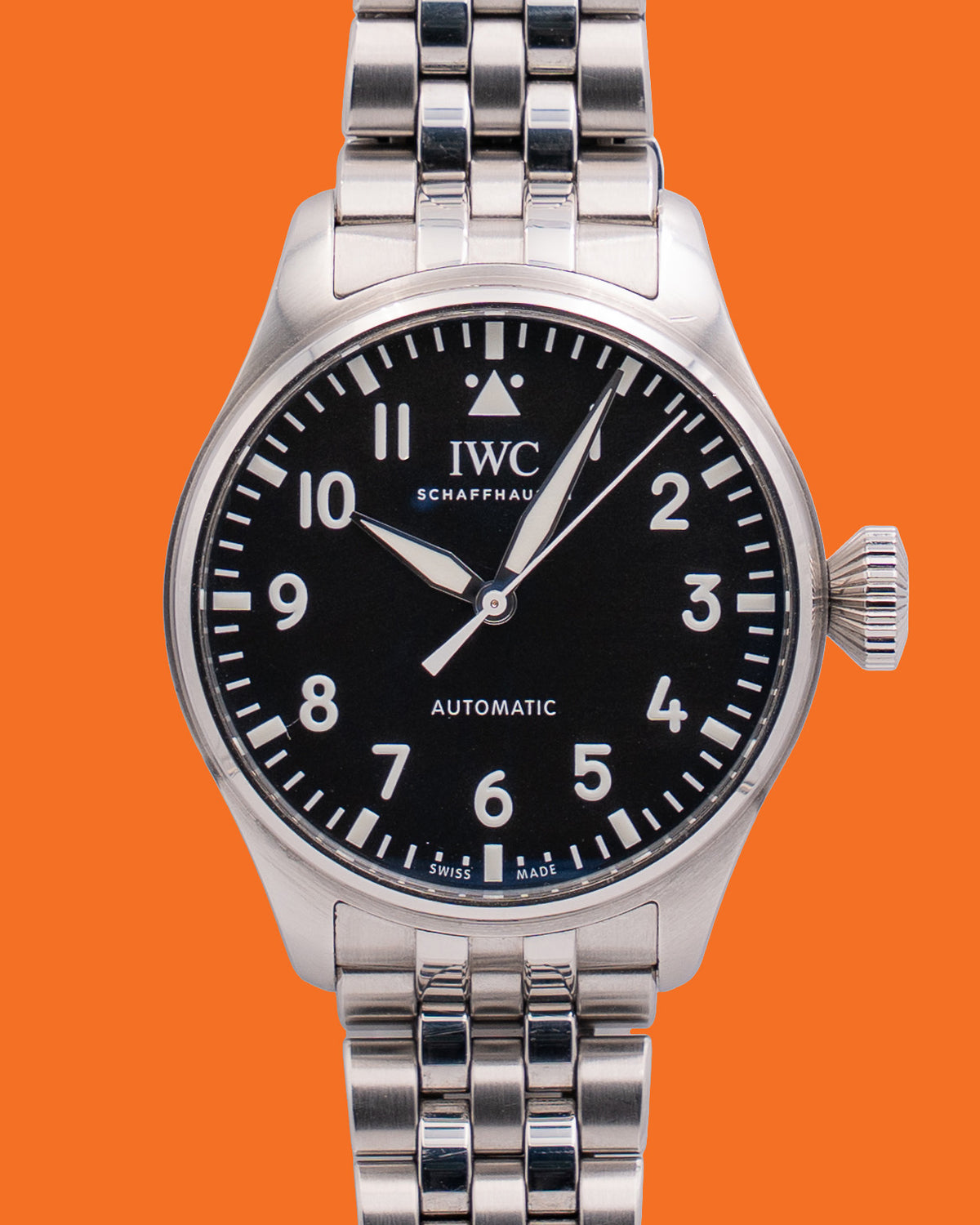 IWC 43mm IW329301 "Big Pilots" On steel Bracelet 2021