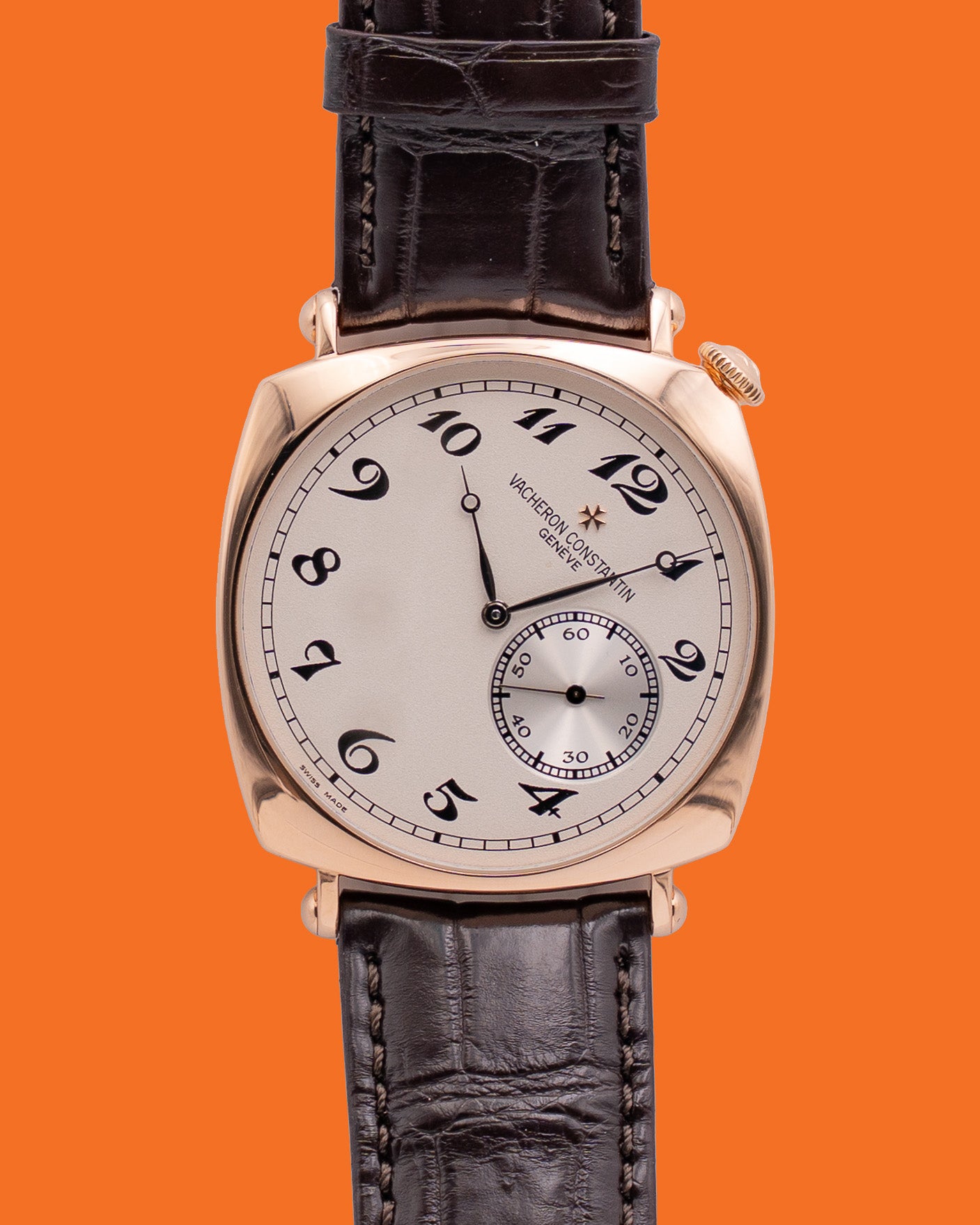 Vacheron Constantin Historiques American 1921 40mm 82035 Rose Gold Brown Strap 2010