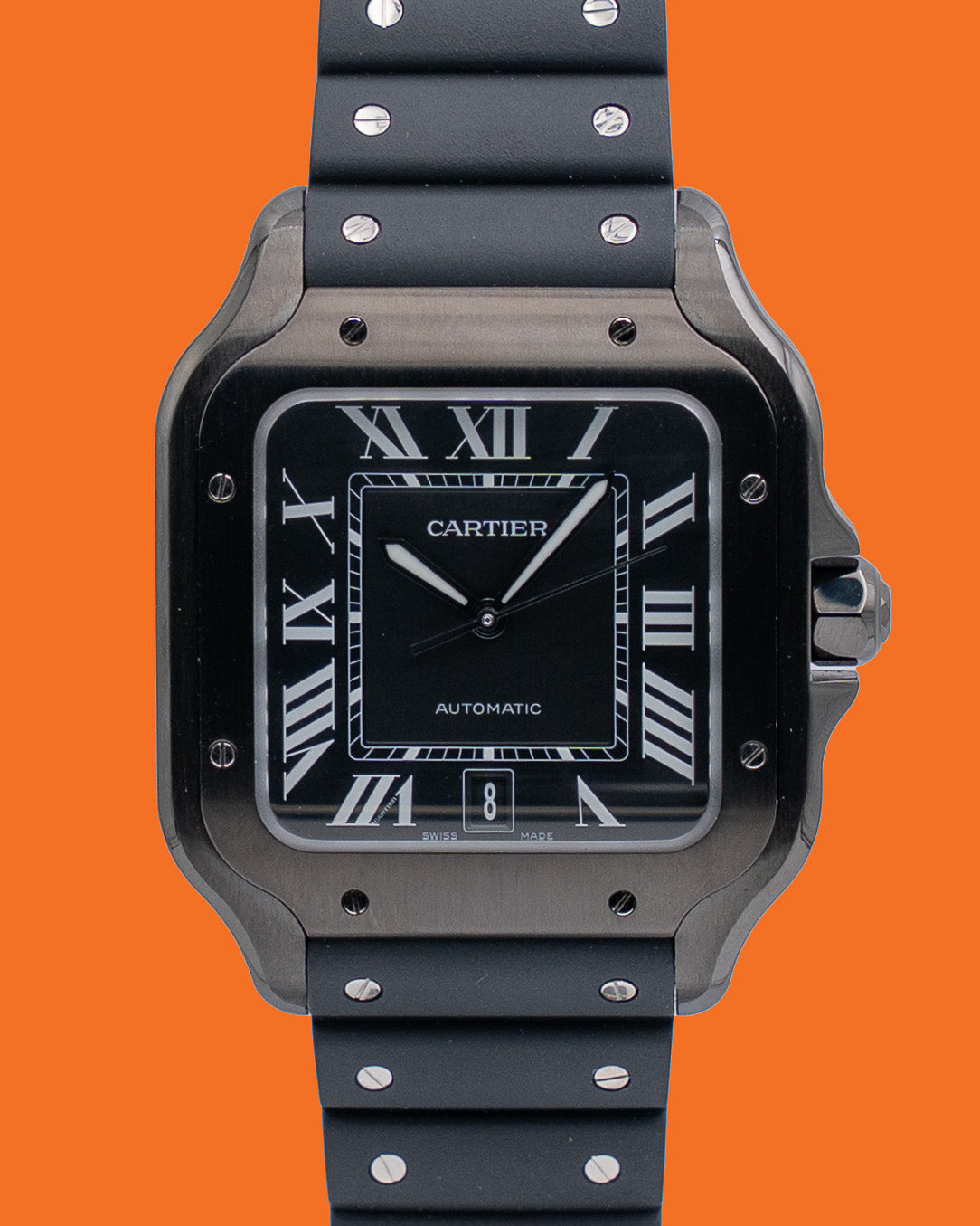 Cartier Santos 39mm WSSA0045 Black Dial On Rubber Strap 2026