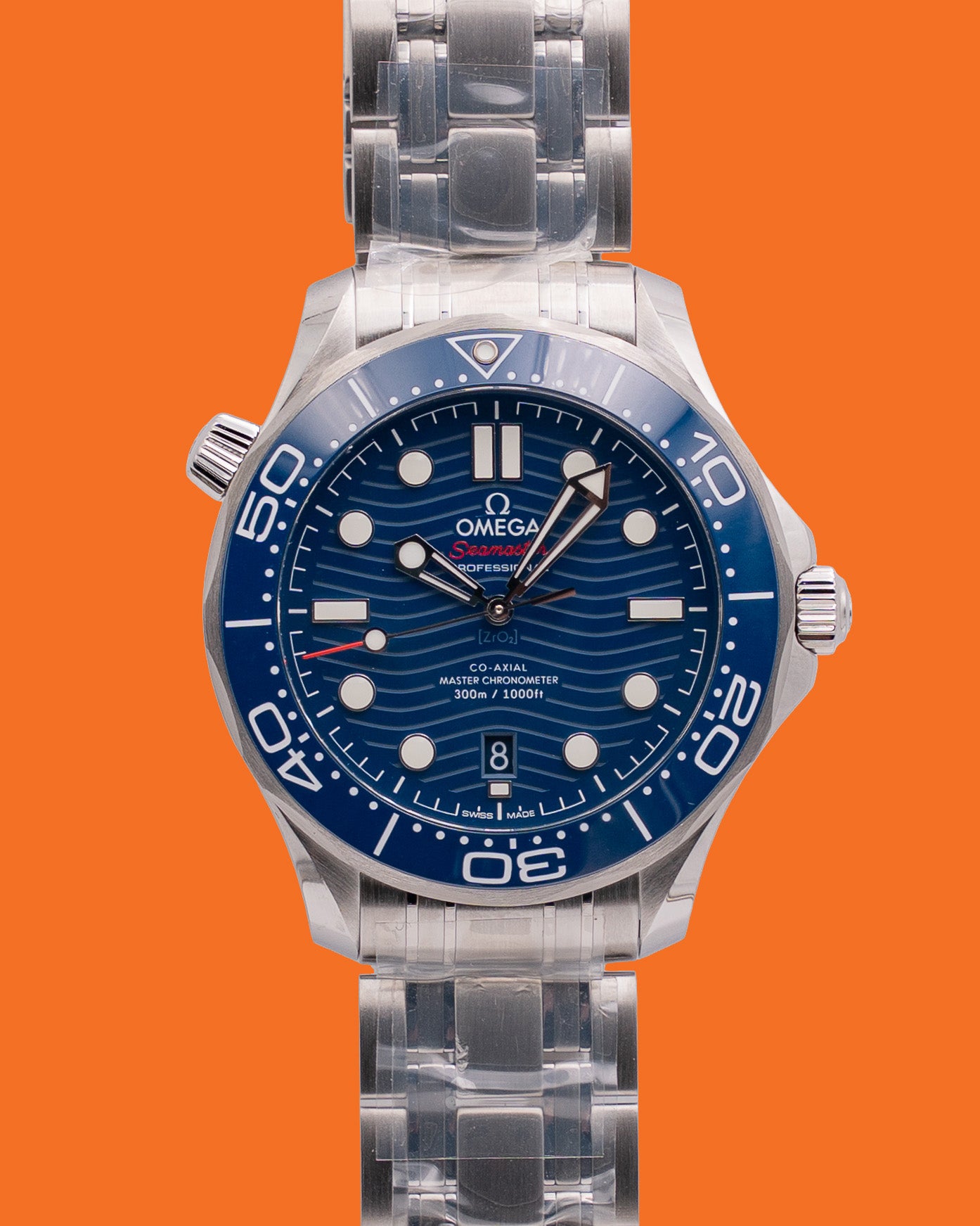UNWORN STICKERED Seamaster Diver 300M Master Co-Axial 42mm 210.30.42.20.03.001 Blue Dial 2026