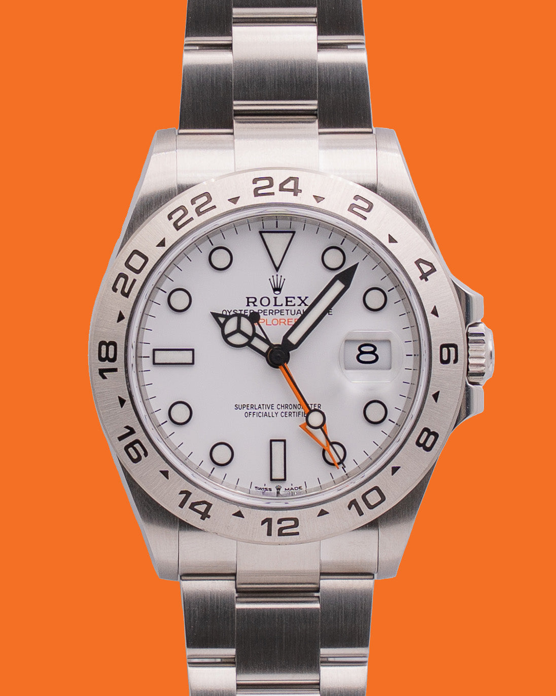 Rolex EXPLORER II 42mm 226570 White Dial 2023