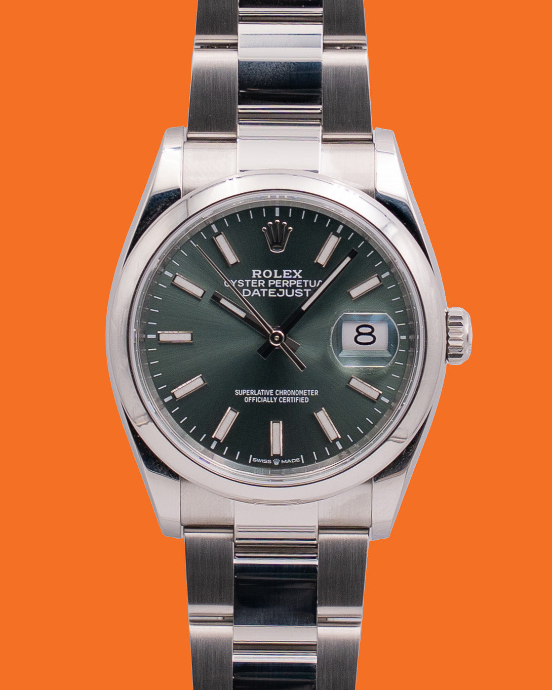 Rolex DateJust 36mm 126200 Mint Green Dial 2026