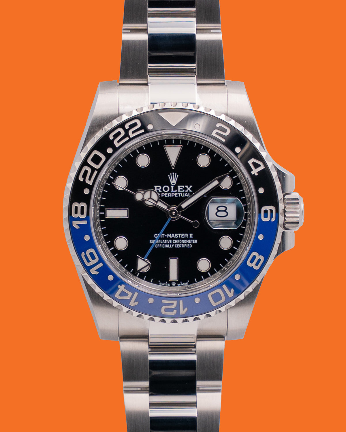 Unworn Rolex GMT-Master II 40mm 126710BLNR  "Batman" On Oyster 2025