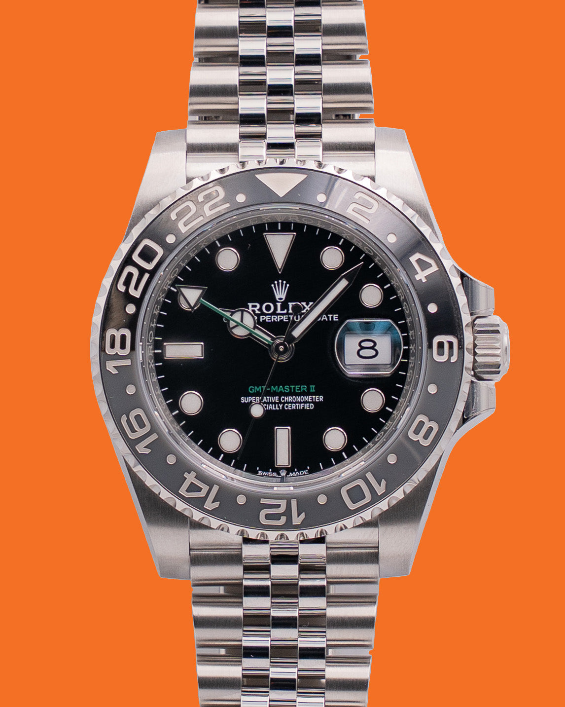 Rolex GMT-Master II 40mm 126710GRNR "Bruce Wayne" On Jubilee 2026